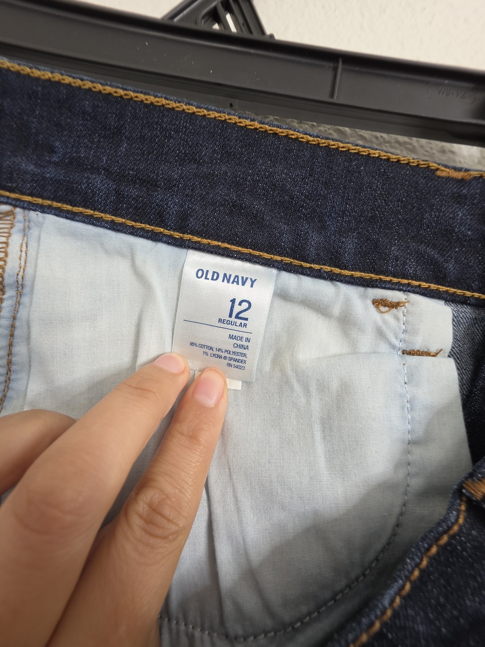 Old Navy Womens Sweetheart Jeans Size 12 Regular Dark Wash Denim Stretch - Picture 7 of 11